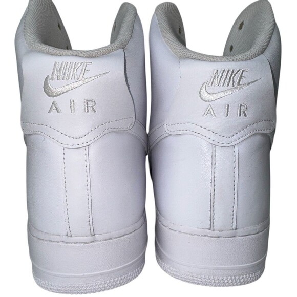 Nike Mens Size 18 Air Force 1 High Triple White Sneakers Shoes CW2290-111 New